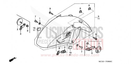AILE AVANT ST1300A2 de 2002